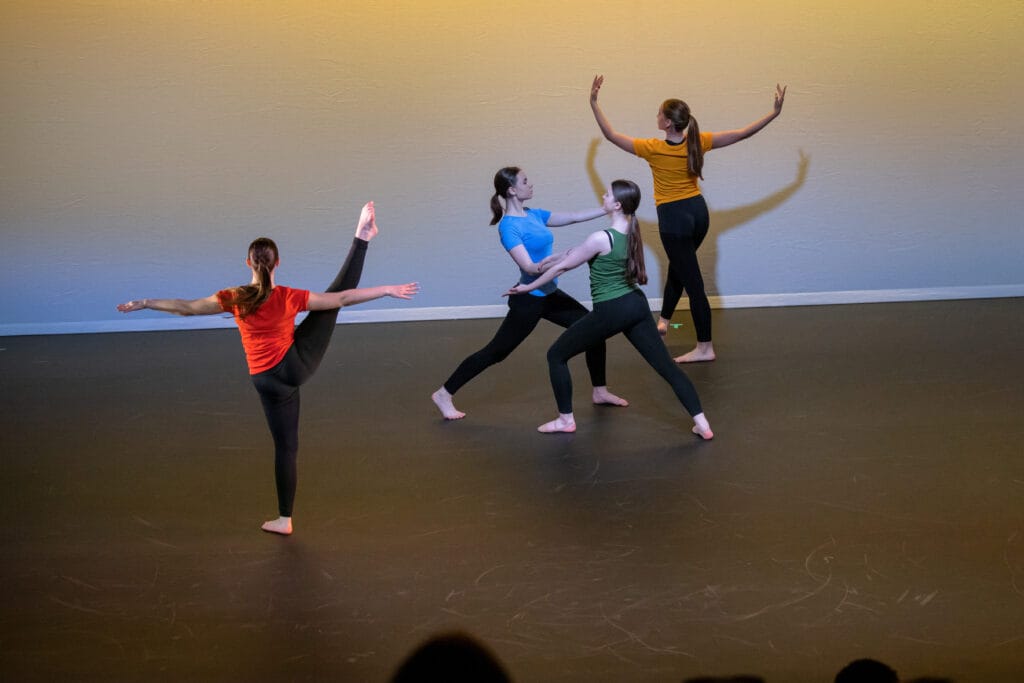 students performing during RAD Community Day at the RAD headquarters Aud Jebson Studio Theatre